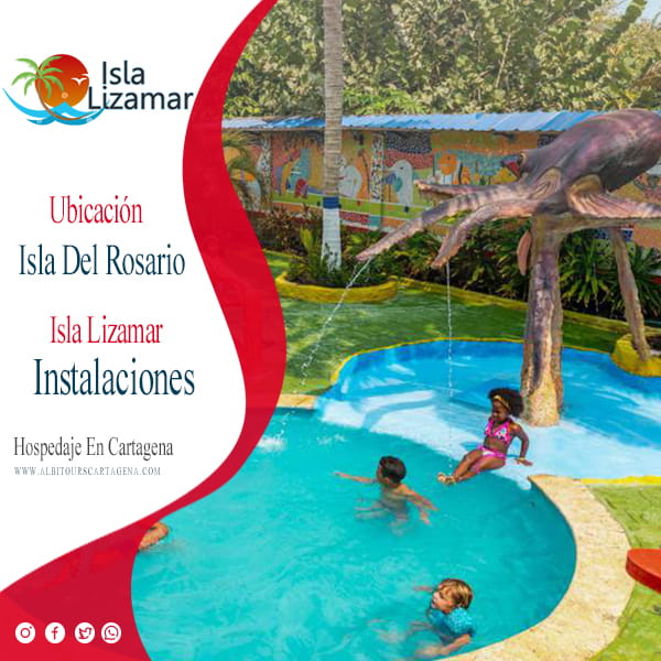 Portada Hotel Isla Lizamar, Hotel en cartagena, Hotel isla del Rosario, alojamiento Isla del Rosario, Albitours, Isla del Rosario, Hotel Isla Lizamar